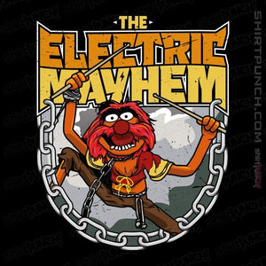 Daily_Deal_Shirts Magnets / 3"x3" / Black Electric Mayhem