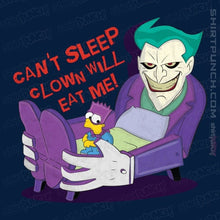 Load image into Gallery viewer, Secret_Shirts Magnets / 3&quot;x3&quot; / Navy Can&#39;t Sleep Clowns Will Eat Me
