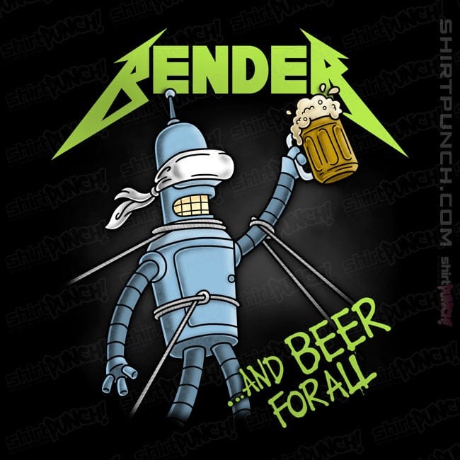 Daily_Deal_Shirts Magnets / 3"x3" / Black And Beer for All