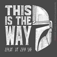 Load image into Gallery viewer, Shirts Magnets / 3&quot;x3&quot; / Charcoal Mandalorian Way
