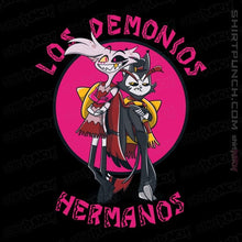 Load image into Gallery viewer, Daily_Deal_Shirts Magnets / 3&quot;x3&quot; / Black Los Demonios Hermanos
