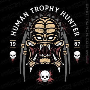 Shirts Magnets / 3"x3" / Black Human Trophy Hunter