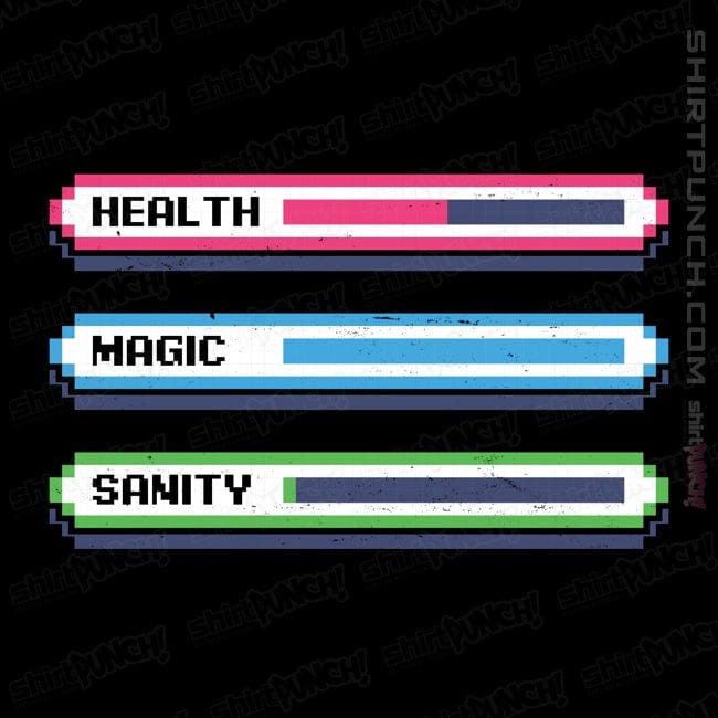 Secret_Shirts Magnets / 3"x3" / Black Current Stats