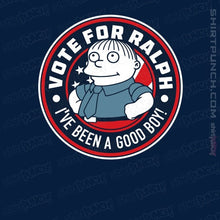 Load image into Gallery viewer, Shirts Magnets / 3&quot;x3&quot; / Navy Vote For Ralph
