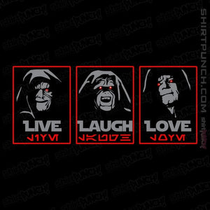 Daily_Deal_Shirts Magnets / 3"x3" / Black Live Laugh Love The Empire