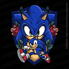 Load image into Gallery viewer, Daily_Deal_Shirts Magnets / 3&quot;x3&quot; / Black Sonic The Hedgehog
