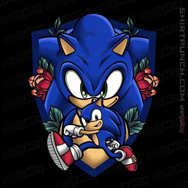 Daily_Deal_Shirts Magnets / 3"x3" / Black Sonic The Hedgehog