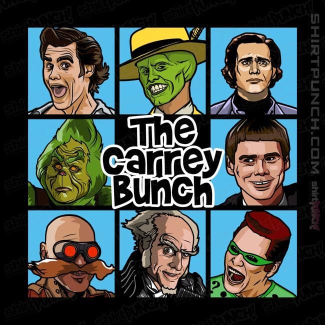 Shirts Magnets / 3"x3" / Black The Carrey Bunch