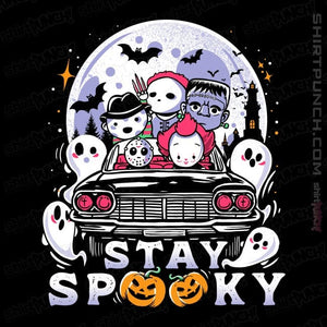 Daily_Deal_Shirts Magnets / 3"x3" / Black Stay Spooky