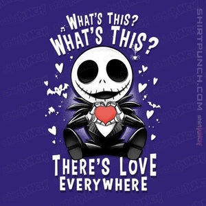 Daily_Deal_Shirts Magnets / 3"x3" / Violet There's Love In The Air