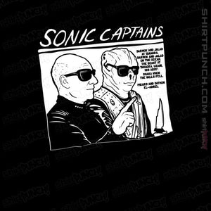 Daily_Deal_Shirts Magnets / 3"x3" / Black Sonic Captains