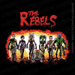 Secret_Shirts Magnets / 3"x3" / Black The Rebels