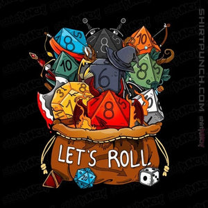 Daily_Deal_Shirts Magnets / 3"x3" / Black Let's Roll