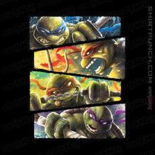 Load image into Gallery viewer, Shirts Magnets / 3&quot;x3&quot; / Black Turtle Power
