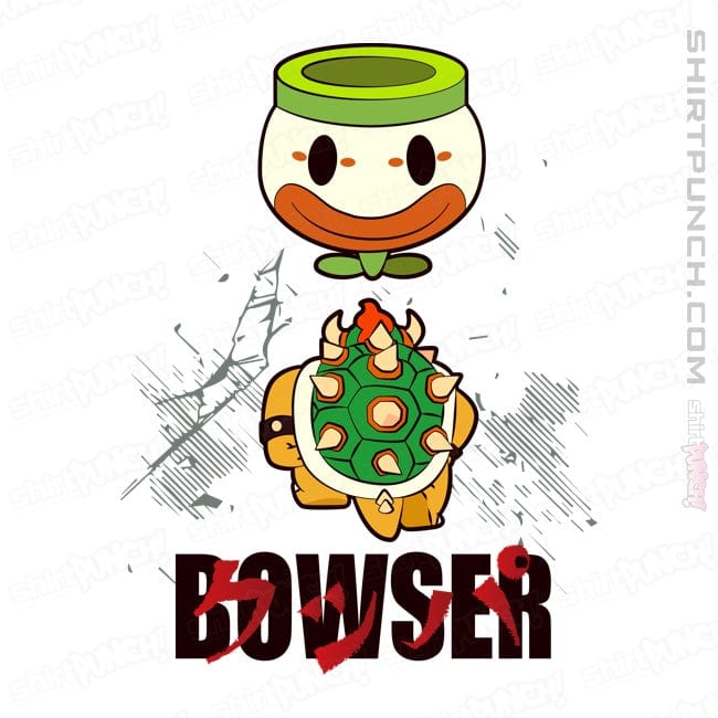 Secret_Shirts Magnets / 3"x3" / White Akira Bowser