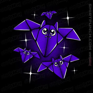 Shirts Magnets / 3"x3" / Black Origami Bats