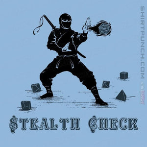 Secret_Shirts Magnets / 3"x3" / Powder Blue Stealth Check