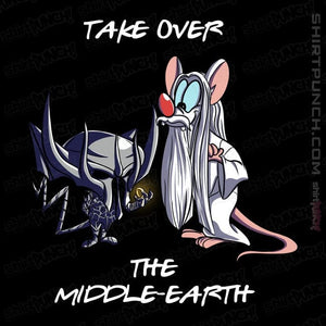 Daily_Deal_Shirts Magnets / 3"x3" / Black Take Over Middle Earth