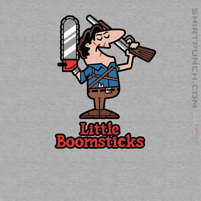 Daily_Deal_Shirts Magnets / 3"x3" / Sports Grey Little Boomsticks