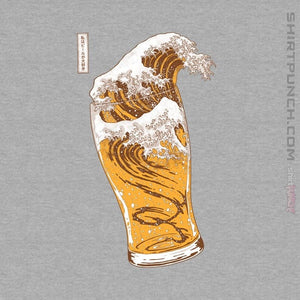 Daily_Deal_Shirts Magnets / 3"x3" / Sports Grey The Great Beer Wave