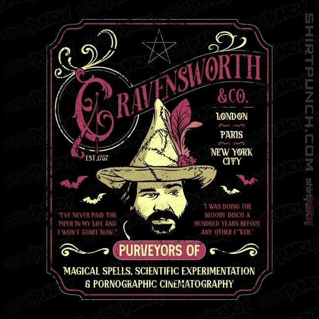 Daily_Deal_Shirts Magnets / 3"x3" / Black Cravensworth And Co