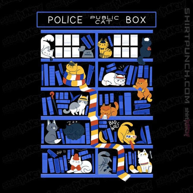 Secret_Shirts Magnets / 3"x3" / Black The Library Box