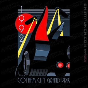 Daily_Deal_Shirts Magnets / 3"x3" / Black Gotham Grand Prix
