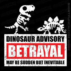 Daily_Deal_Shirts Magnets / 3"x3" / Black Betrayal Warning