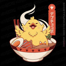 Load image into Gallery viewer, Shirts Magnets / 3&quot;x3&quot; / Black Fat Chocobo Ramen
