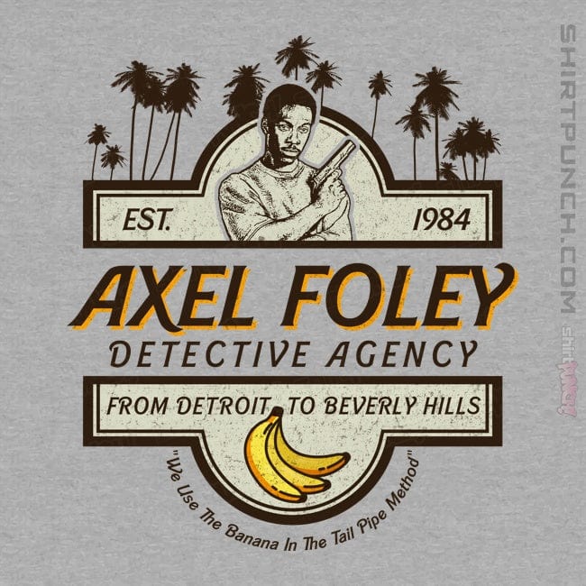 Daily_Deal_Shirts Magnets / 3"x3" / Sports Grey Axel Foley Detective Agency