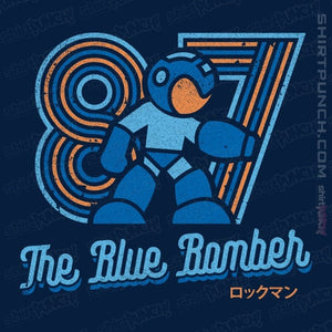 Shirts Magnets / 3"x3" / Navy The Blue Bomber