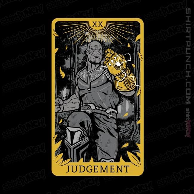Shirts Magnets / 3"x3" / Black Tarot Judgement