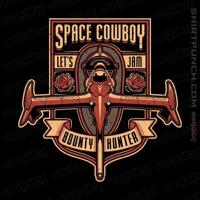 Shirts Magnets / 3"x3" / Black Just a Humble Bounty Hunter
