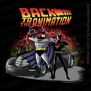 Daily_Deal_Shirts Magnets / 3"x3" / Black Back To The Animation