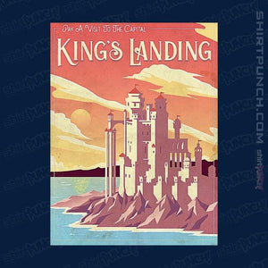 Shirts Magnets / 3"x3" / Navy Visit King's Landing