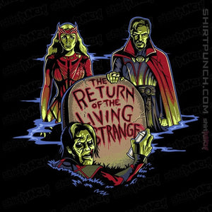Daily_Deal_Shirts Magnets / 3"x3" / Black The Living Strange