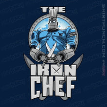Load image into Gallery viewer, Daily_Deal_Shirts Magnets / 3&quot;x3&quot; / Navy The Iron Chef
