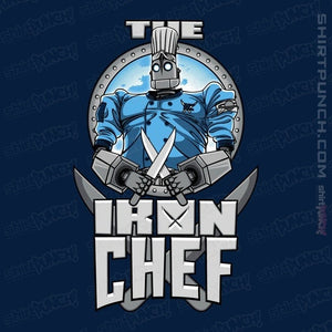 Daily_Deal_Shirts Magnets / 3"x3" / Navy The Iron Chef