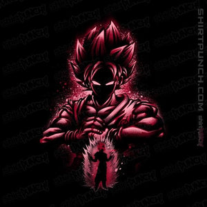 Shirts Magnets / 3"x3" / Black Super Saiyan Blue Kaioken