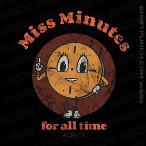 Shirts Magnets / 3"x3" / Black Miss Minutes