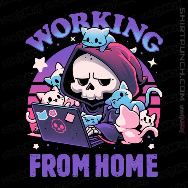 Daily_Deal_Shirts Magnets / 3"x3" / Black Reapers Remote Realm
