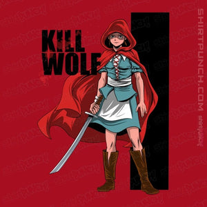 Secret_Shirts Magnets / 3"x3" / Red Kill Wolf