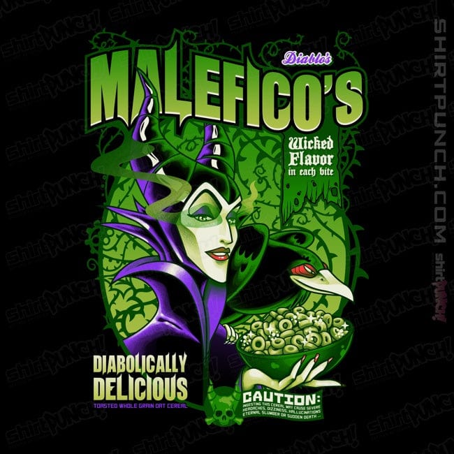 Shirts Magnets / 3"x3" / Black Maleficent Cereal