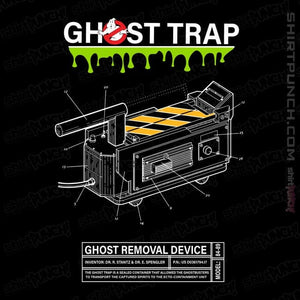 Shirts Magnets / 3"x3" / Black Ghost Trap