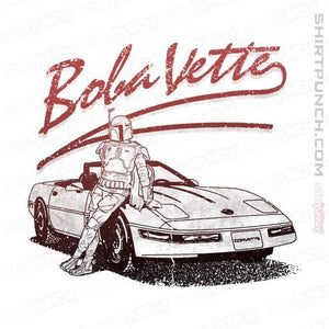 Shirts Magnets / 3"x3" / White Boba Vette