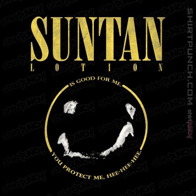 Shirts Magnets / 3"x3" / Black Suntan Lotion