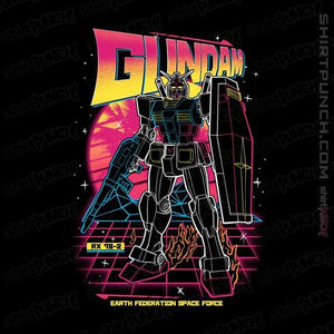 Shirts Magnets / 3"x3" / Black 80s Retro RX-78-2