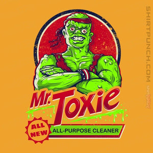 Daily_Deal_Shirts Magnets / 3"x3" / Gold Mr. Toxie