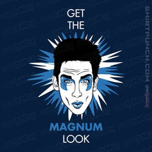 Load image into Gallery viewer, Shirts Magnets / 3&quot;x3&quot; / Navy Get The Magnum Look
