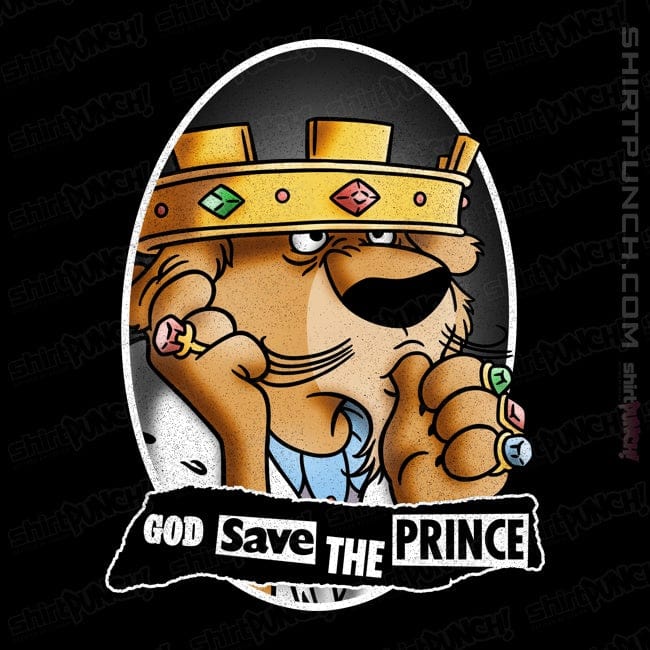 Daily_Deal_Shirts Magnets / 3"x3" / Black God Save The Prince